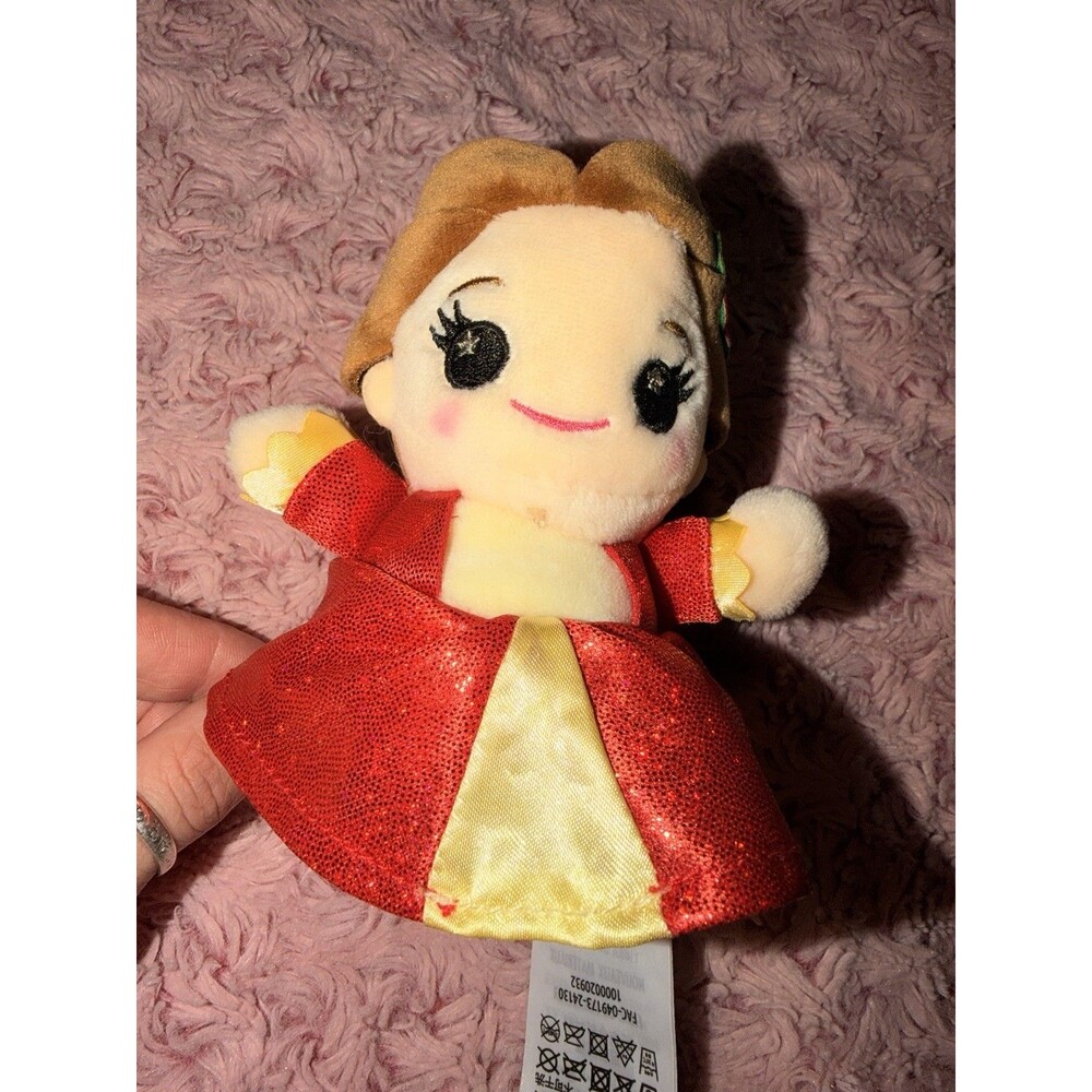 Disney Wishables BELLE Christmas Mini Plush Beauty & The Beast Limited Release